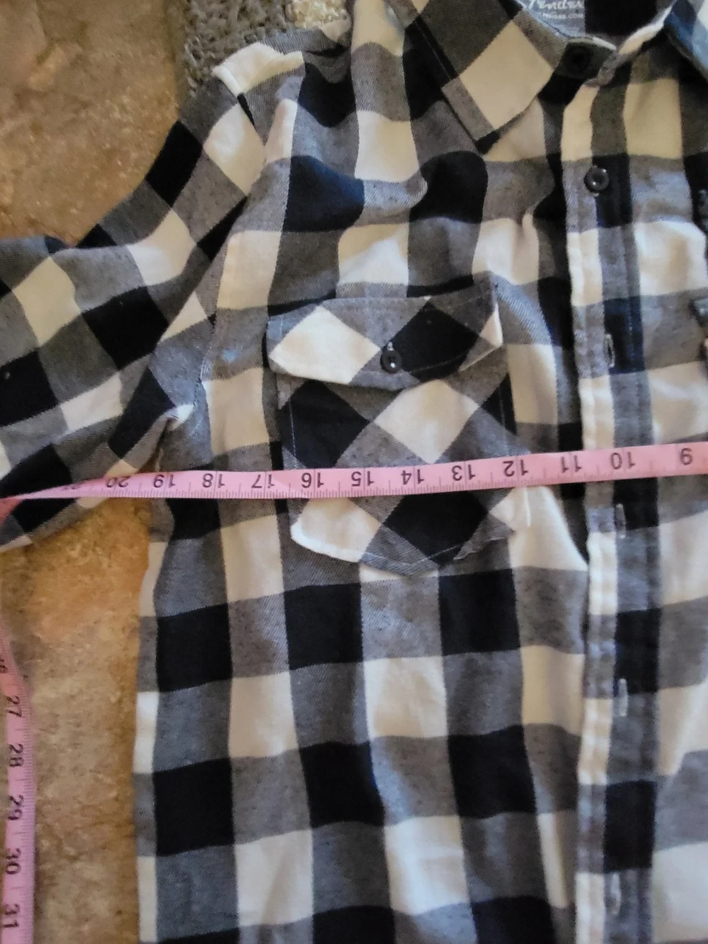 Fender Black & White Buffalo Check Flannel Shirt